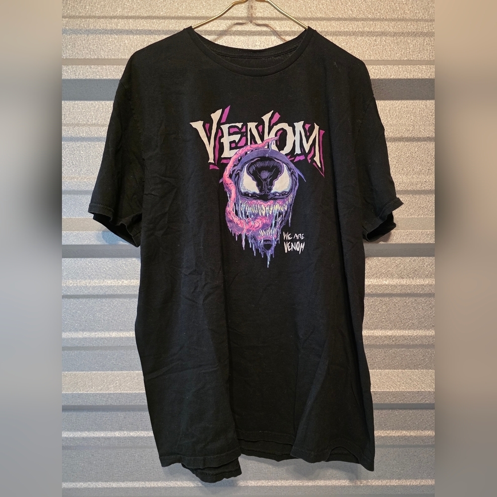 Marvel Venom Black and Purple T-Shirt